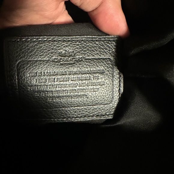 Coach Stylish Black and Gray Men's Tote Bag - Picture 6 of 6